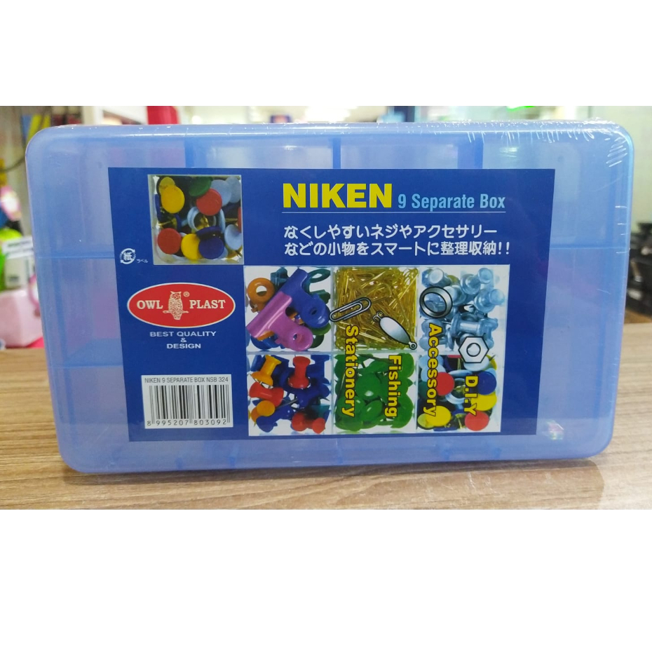 KOTAK PERKAKAS SEKAT 9 NIKEN SEPARATE BOX NSB324 OWL 803092