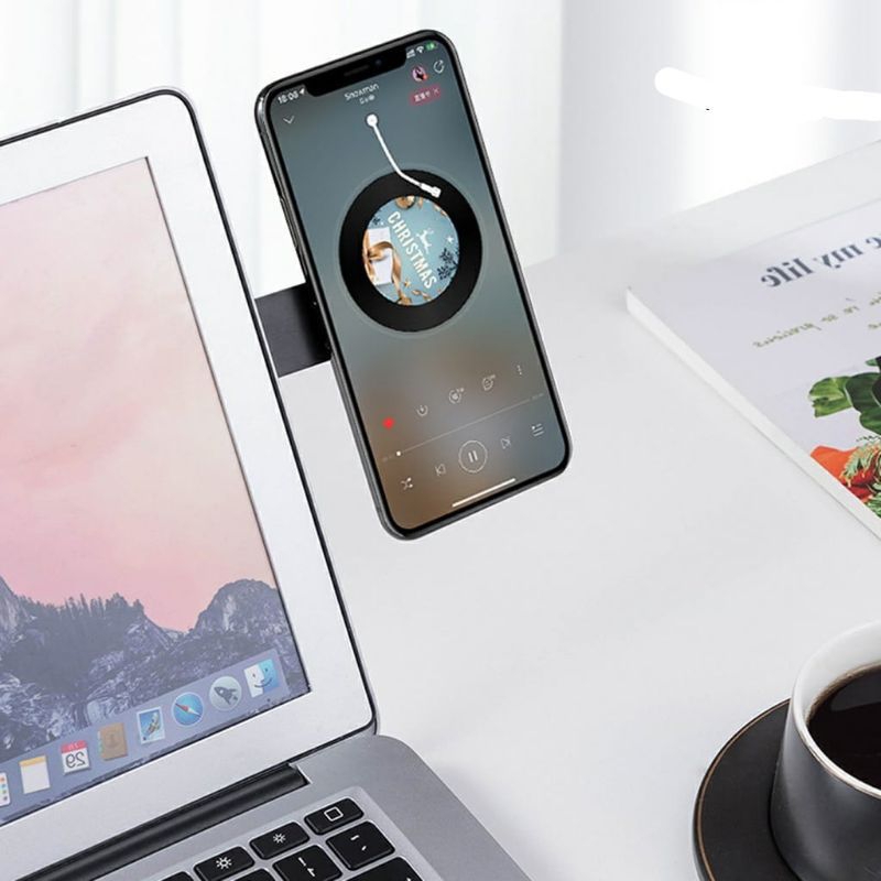 dual screen support holder phone laptop magnetic double screen