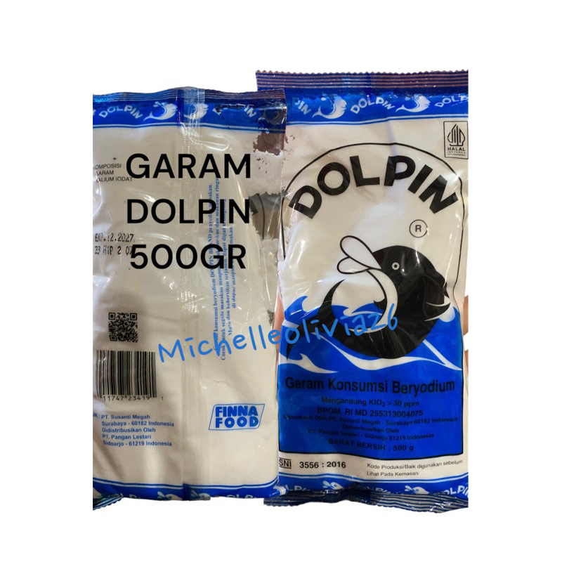 

Garam DOLPIN 500GR / Garam Dapur Dolphin 500GR / Garam Konsumsi Beryodium