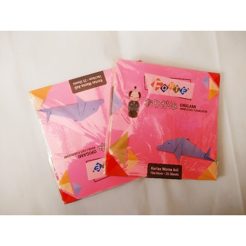 

kertas lipat / kertas origami warna warni