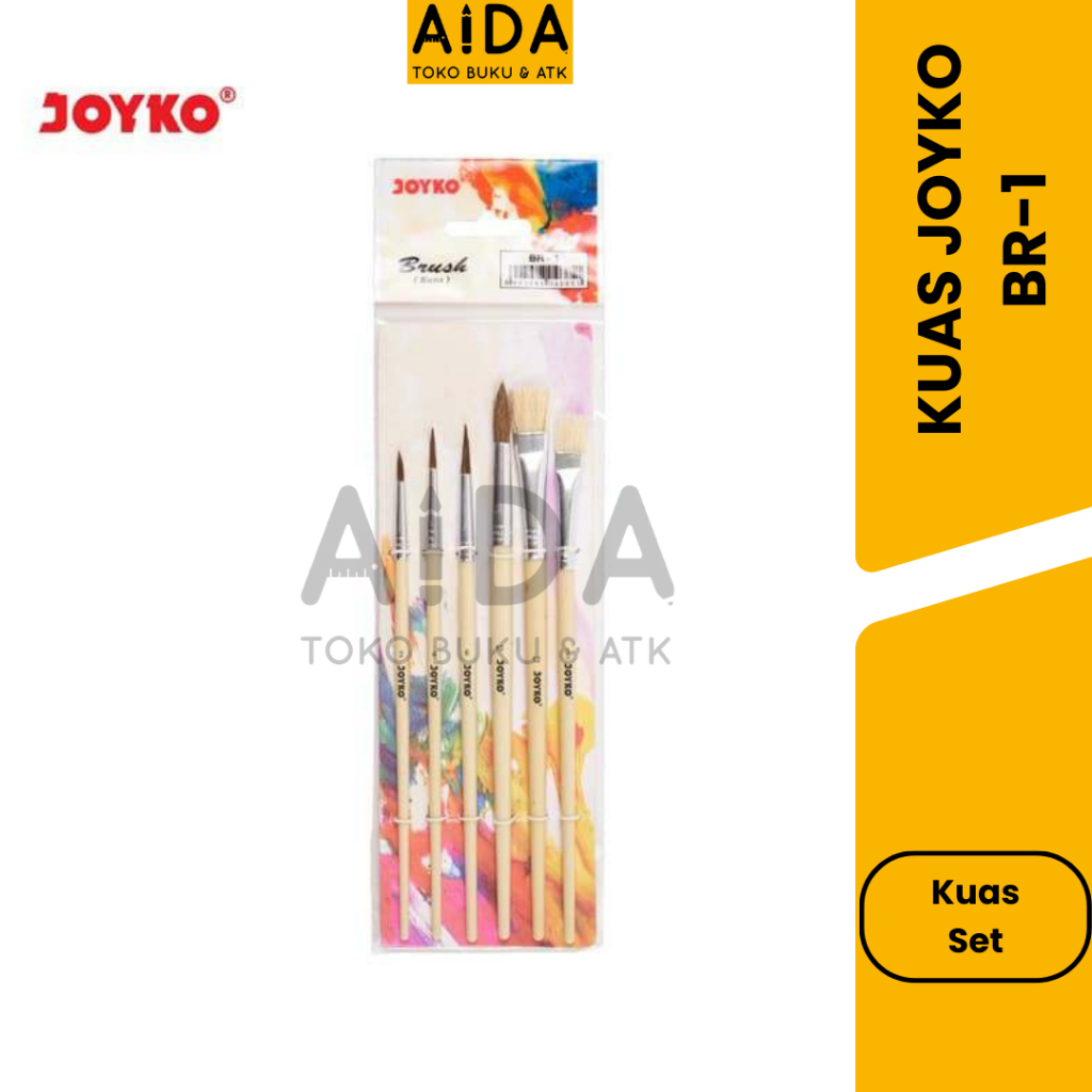 

KUAS BRUSH SET JOYKO BR-1
