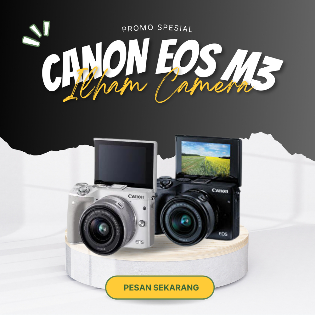 KAMERA UNTUK VLOG CANON EOS M3