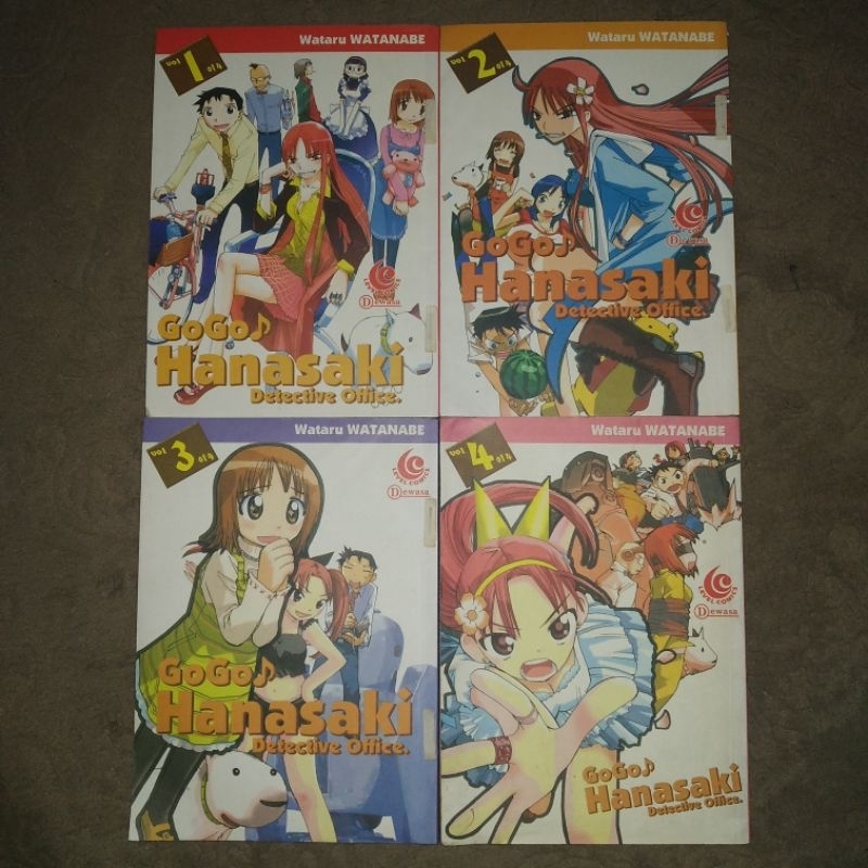 Komik Set - GoGo Hanasaki 1-4 END 2nd