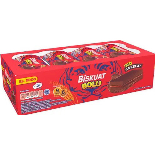 

[TERMURAH…!!] BISKUAT BOLU 1 BOX ISI 12 PCS @12g