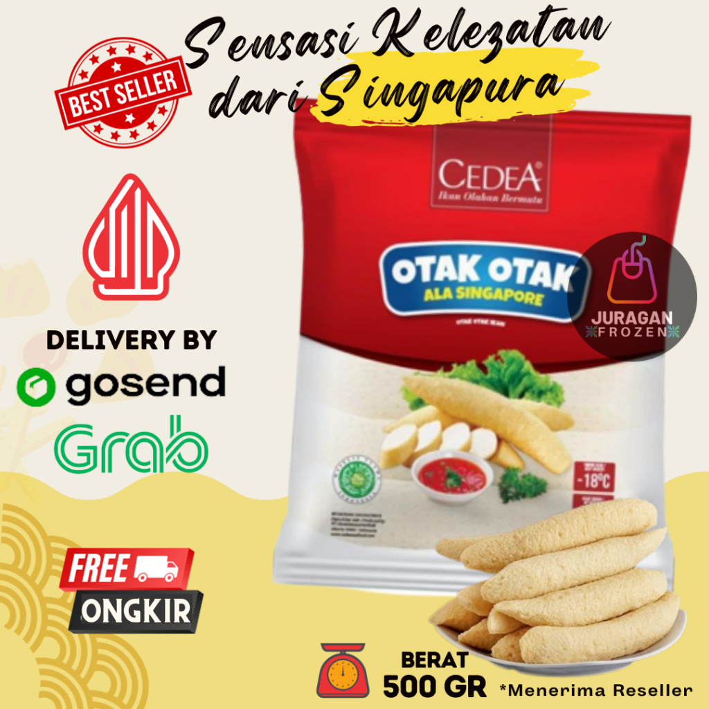 

OTAK OTAK IKAN SINGAPORE CEDEA FISH CAKE SINGAPUR FROZEN 500GR