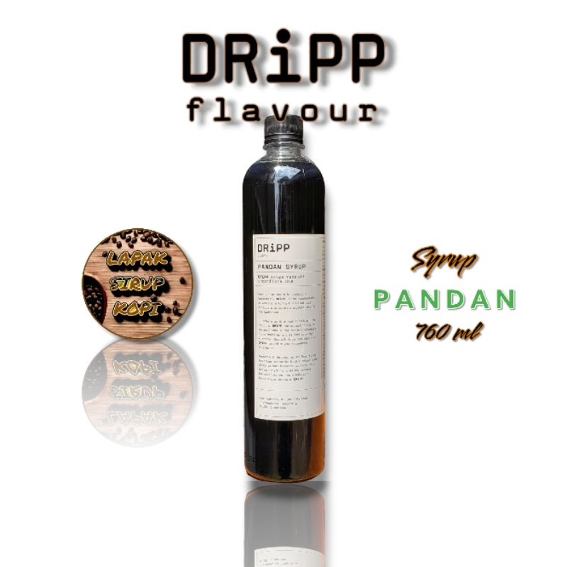 

Dripp - Pandan syrup 760 ml - sirup minuman rasa daun pandan