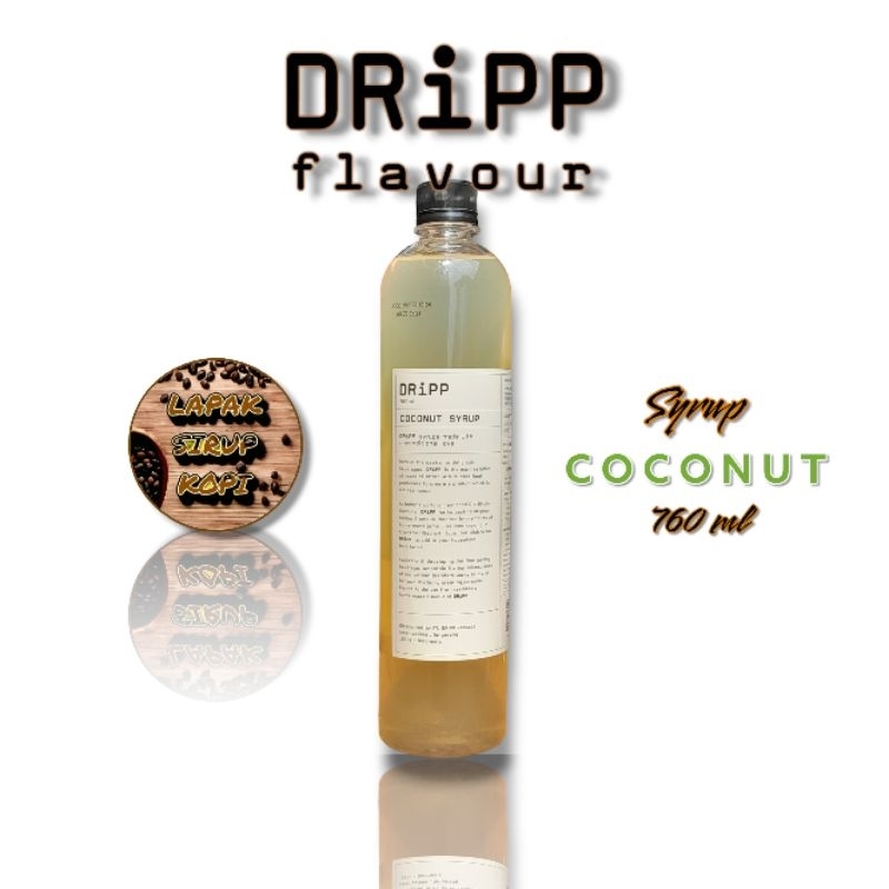 

Dripp - Coconut syrup 760ml - syrup minuman rasa kelapa