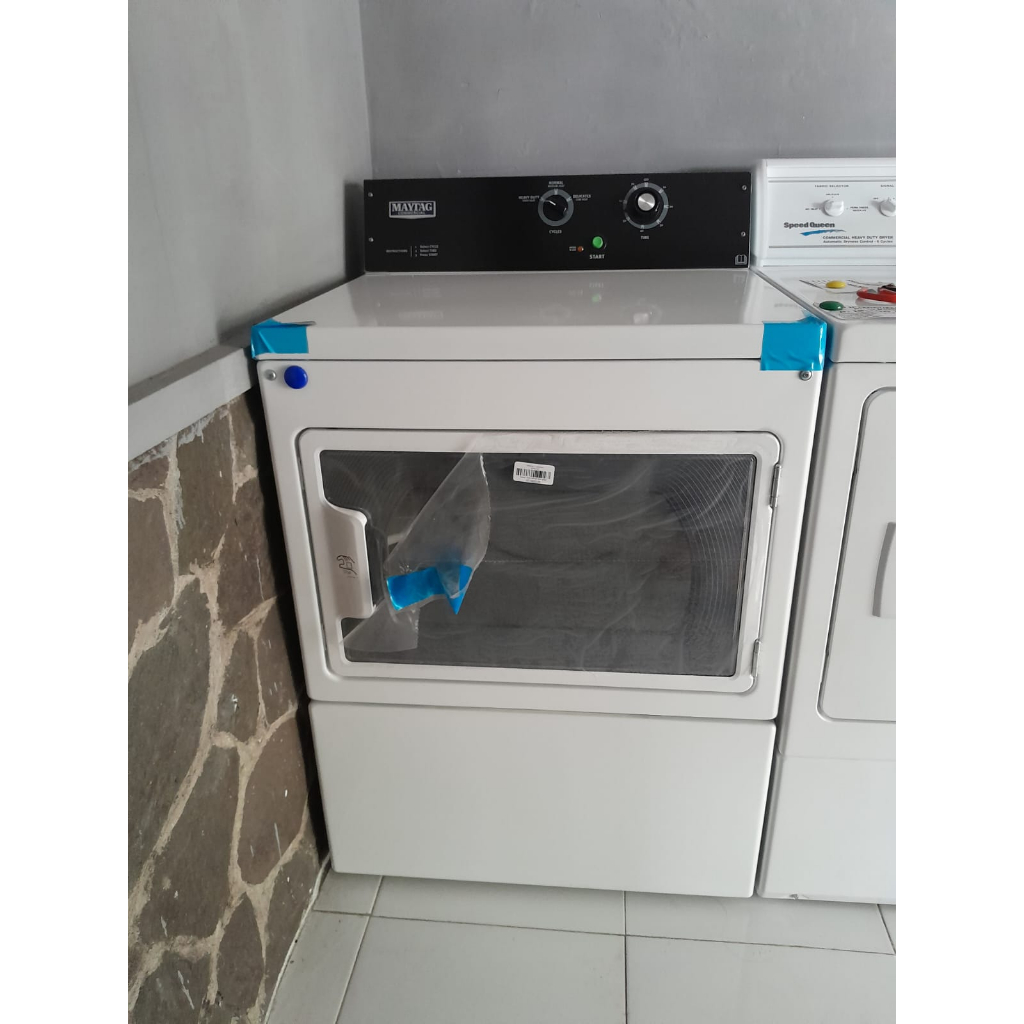 Mesin Pengering Gas Laundry / Dryer Maytag 15 kg - Pintu Kaca