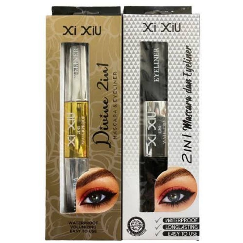 XI XIU 2in1 Mascara Eyeliner / Waterproof Mascara Eyeliner