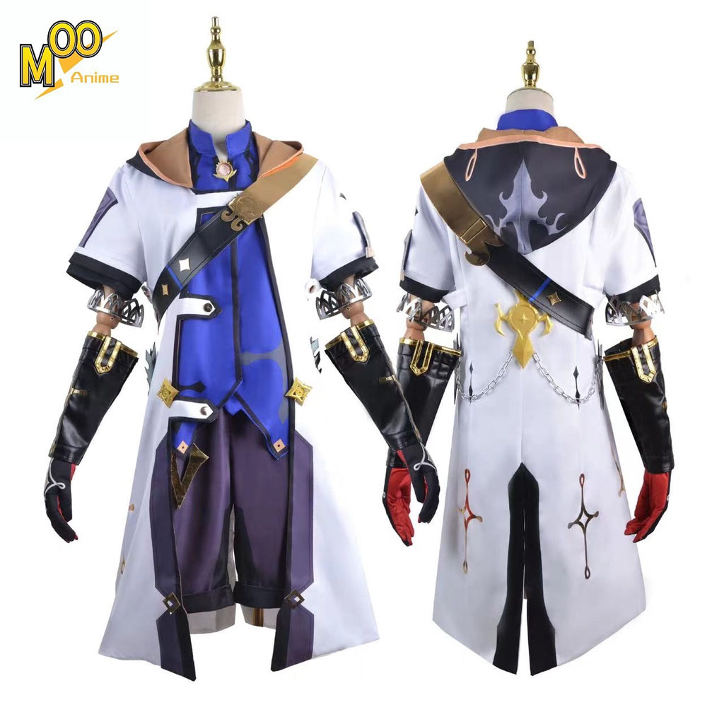 Genshin Impact Albedo cosplay costume Albedo Set and wig Christmas Halloween costumes