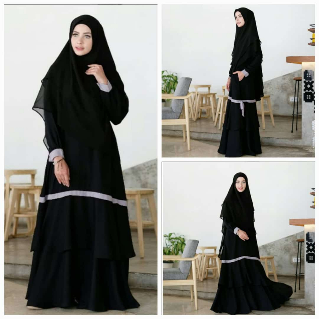 Soleil Indonesia Suriyah Dress Gamis Syari