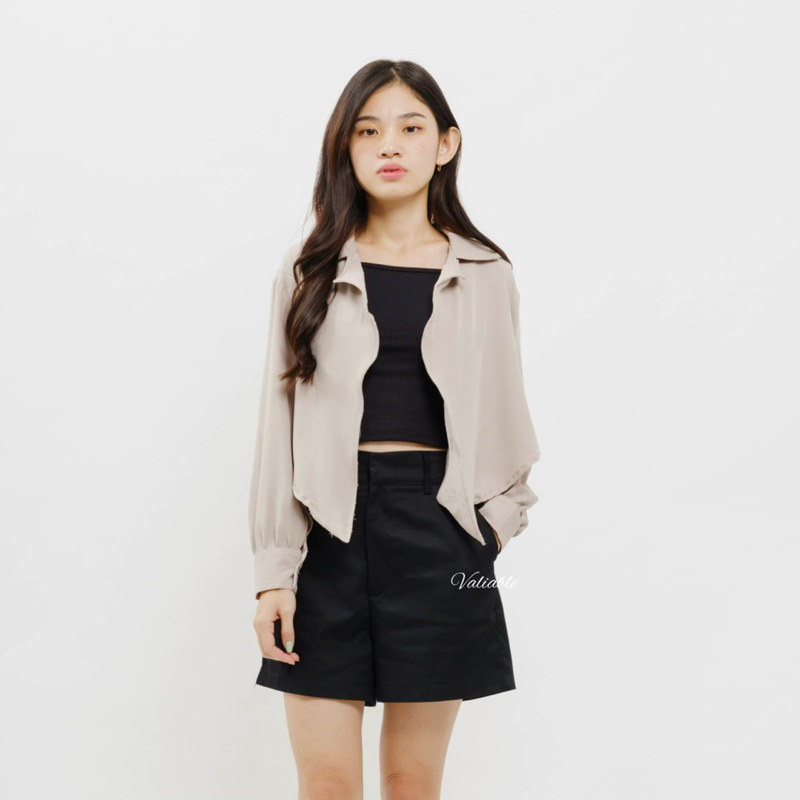 Mika Asymmetric Blazer Valiable