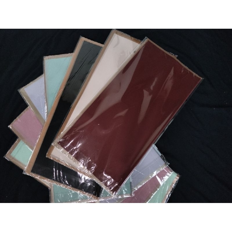 Kertas Cellophane list Gold