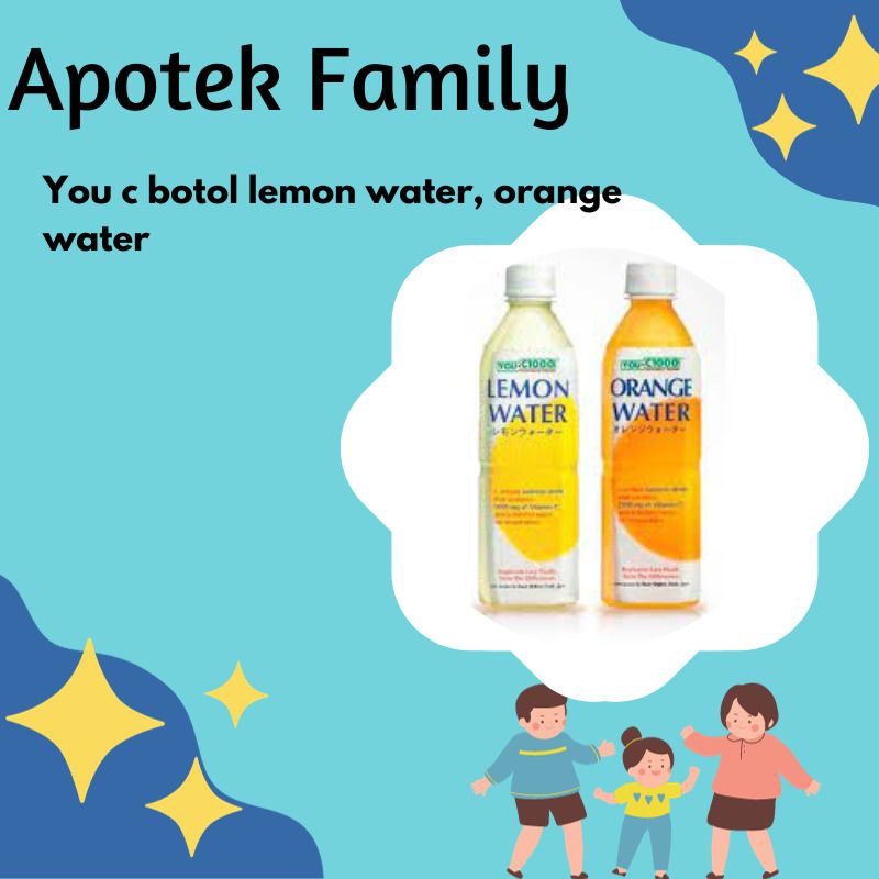 

YOU C BOTOL LEMON WATER, ORANGE WATER