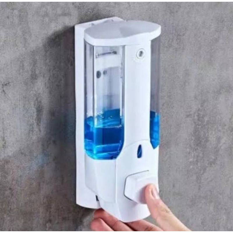 Dispenser sabun cair Tempat Sabun Shampo Cair Gantung Dinding  Hotel Restoran Minimalis Dispenser SI