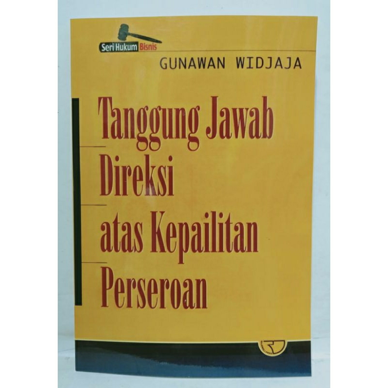 Buku Tanggung Jawab Direksi atas Kepailitan Perseroan
