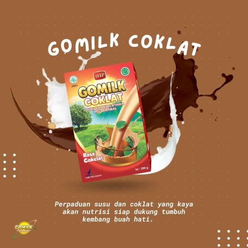 

Susu Kambing Etawa Gomilk Coklat 1 Box Packing kardus