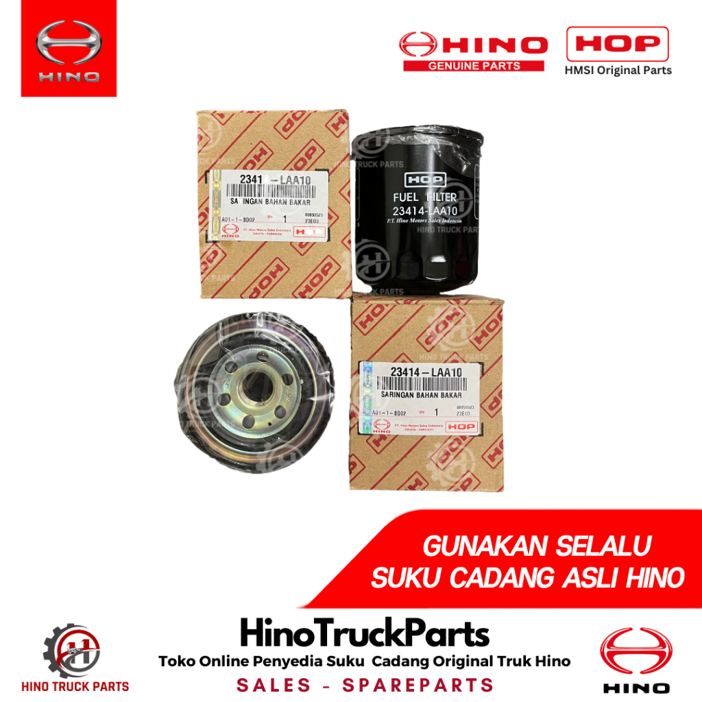 Filter solar Hino 23414-LAA10 asli HOP
