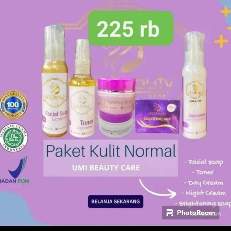 SKINCARE UBC, PAKET BOSTER, UMI BEAUTY CARE SKINCARE UBC BY UMI ALFATIH