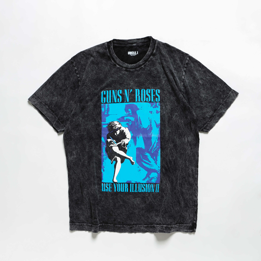 kaos band guns n roses gnr - washing hitam