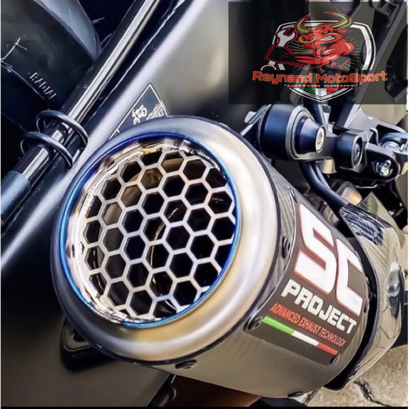 Knalpot SC Project Carbon Ninja 250fi Cbr250rr R25 R15v3 Zx25r Cbr150r Gsx150 Vixion