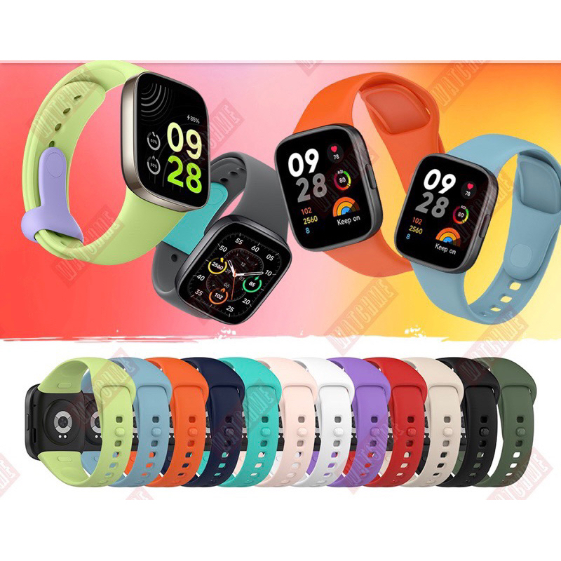 Tali jam tangan Smartwatch Redmi Watch 3 Mi watch 3 Strap Silikon