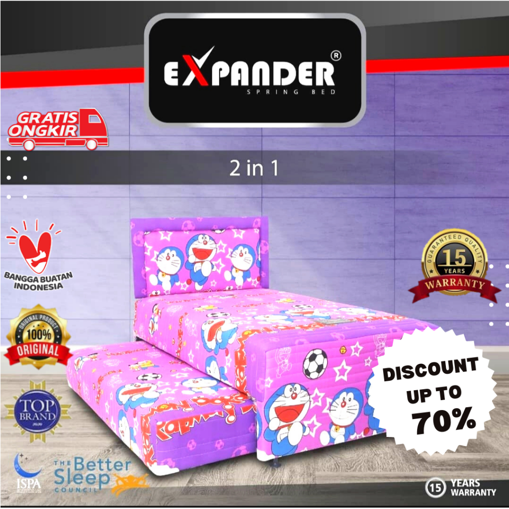 Expander Springbed 2in1 Kasur Matras Spring Bed Sorong