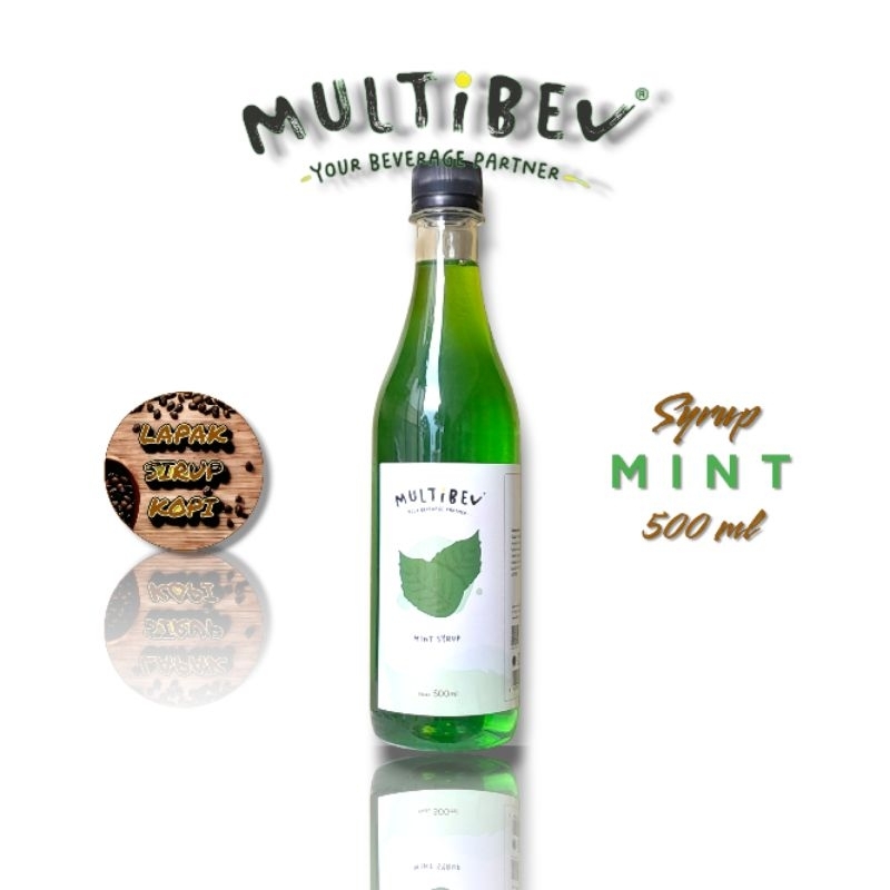 

MULTiBEV - Syrup mint 500ml - Sirup minuman rasa daun mint /Mojito mint