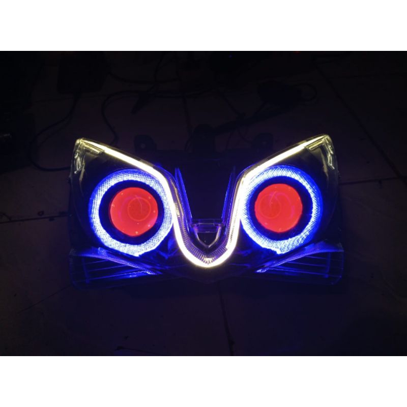 paket fulset reflektor vario kzr 125 fi super old projie VARIO tinggal pasang