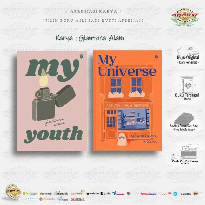 Novel Karya Giantara Alam : MY YOUTH / MY UNIVERSE - Penerbit: Bukune