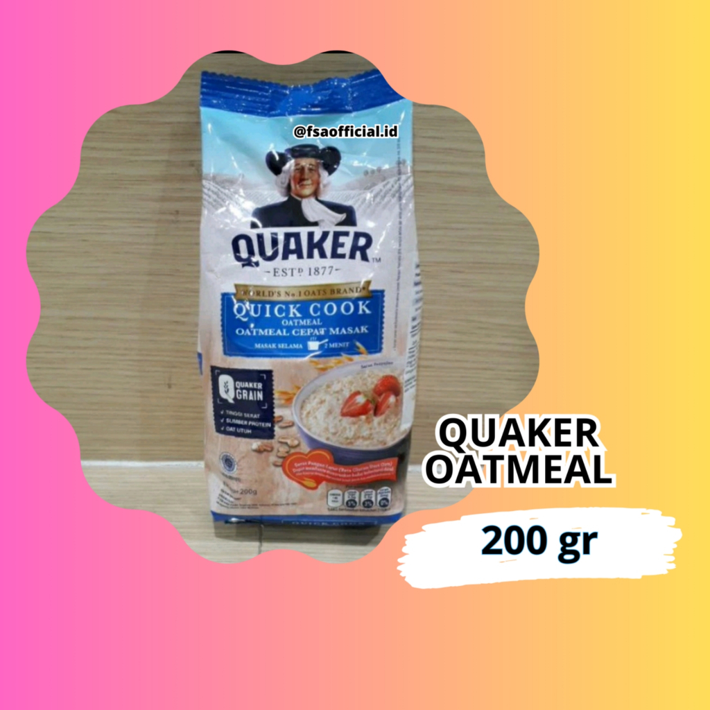 

QUACKER OATMEAL BIRU 2 PCS
