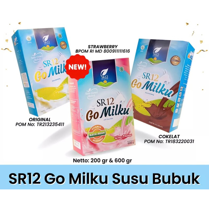 

SR12 GO MILKU susu bubuk kambing etawa
