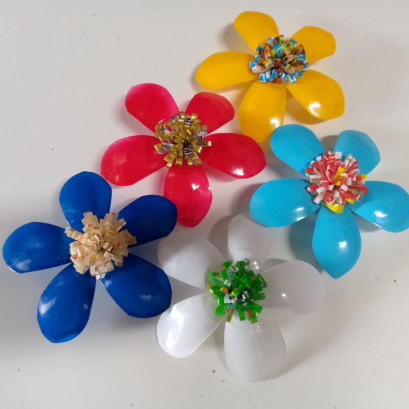 Kerajinan Tangan Bunga Botol Dari Botol Plastik Bekas Daur Ulang Botol Plastik Bekas