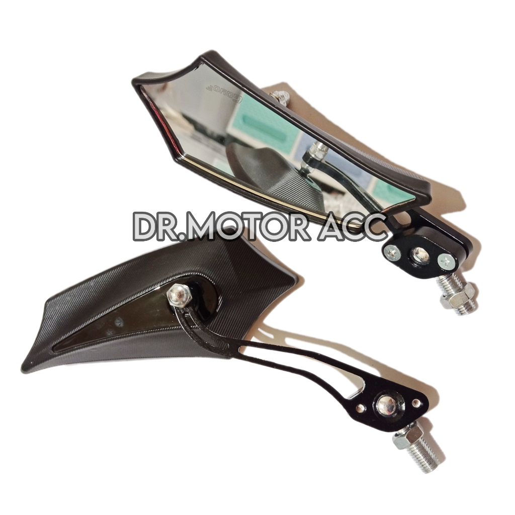 KACA SPION VARIASI MOTOR HONDA DAN YAMAHA MODEL BATMAN WARNA HITAM BIRU MERAH GOLD