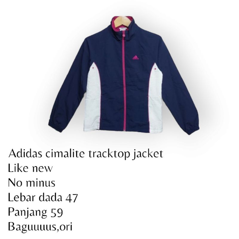 adidas climalite tracktop jacket / jaket vintage / tracksuit thrift preloved