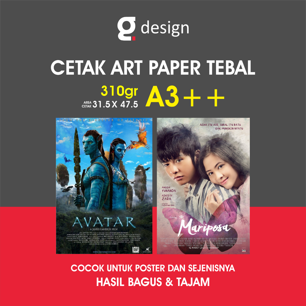 CETAK ART PAPER 310 GRAM | BAGUS & TAJAM