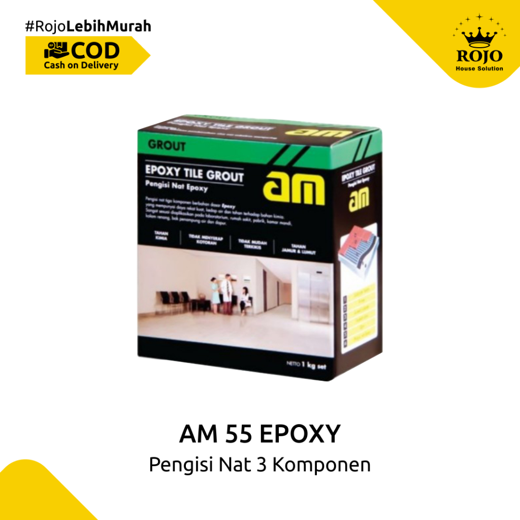 AM 55 Epoxy Tile Grout / Semen Pengisi Nat