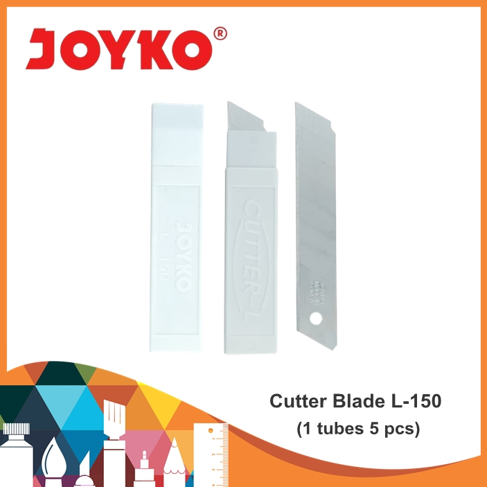 

Joyko Cutter Blade L-150/Isi Kater Besar (1 tubes 5 pcs)