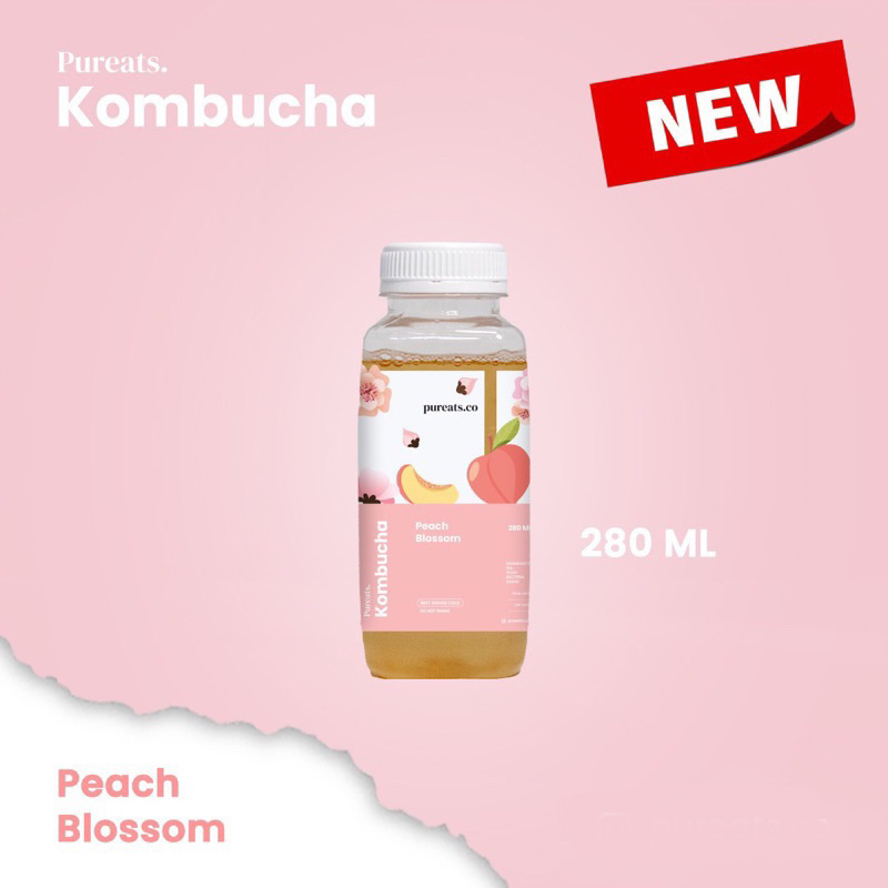 

Pureats.co kombucha Peach Blossom 280ml