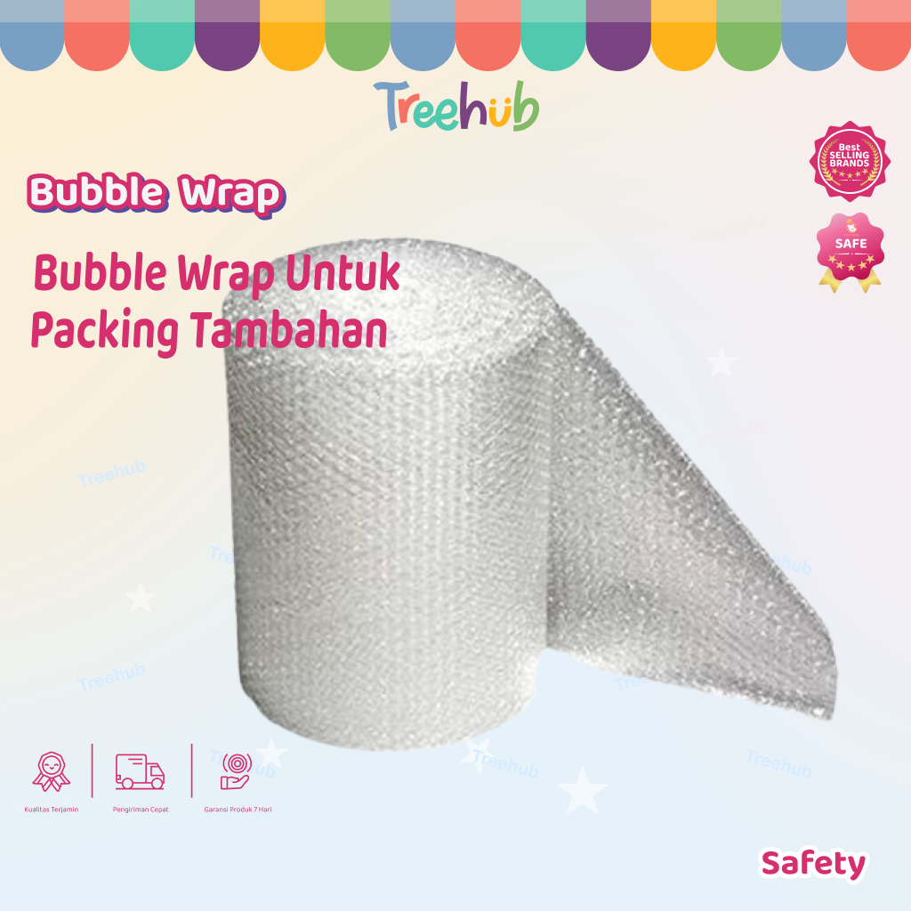 

Treehub Bubble Wrap Tambahan Packing Supaya Aman Buble Wraps Plastik Gelembung Safety Pack