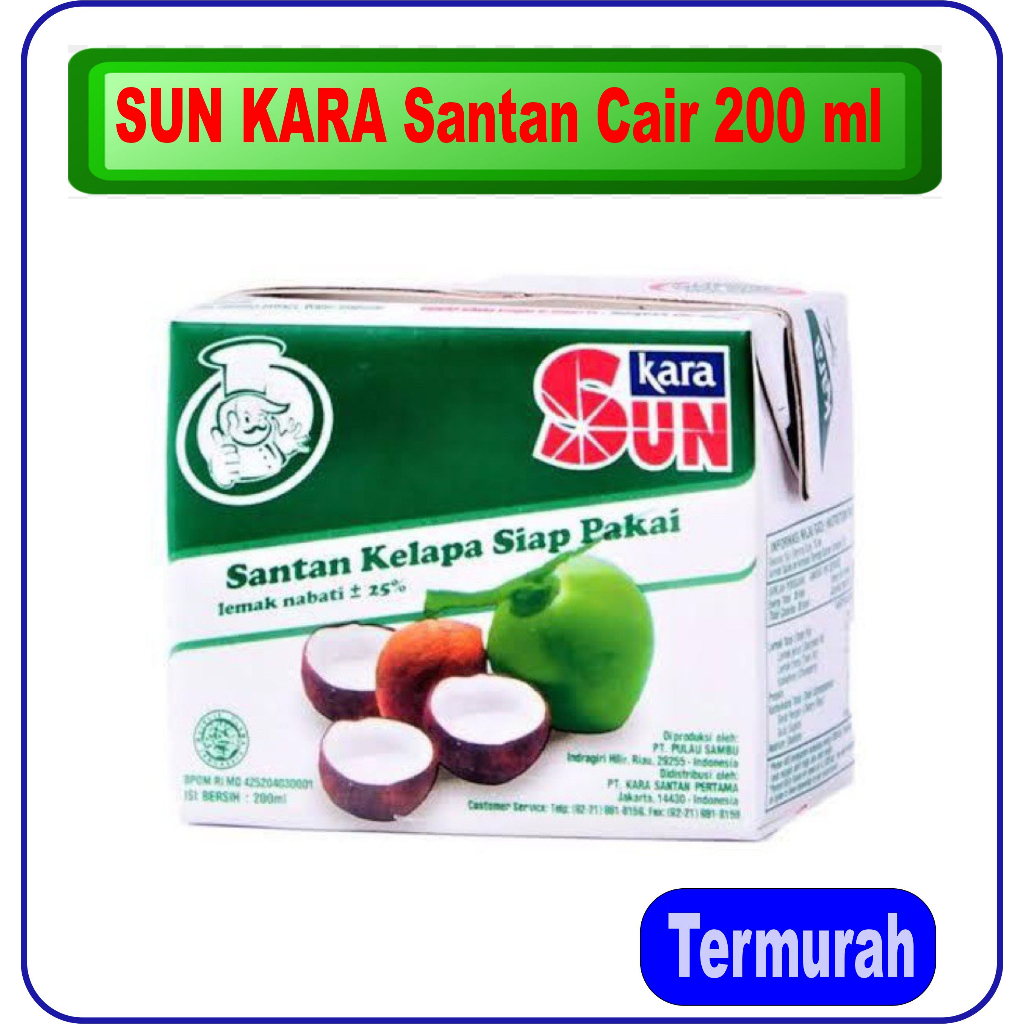 

Sun Kara Cair | Sun Kara Santan Cair 200 ml