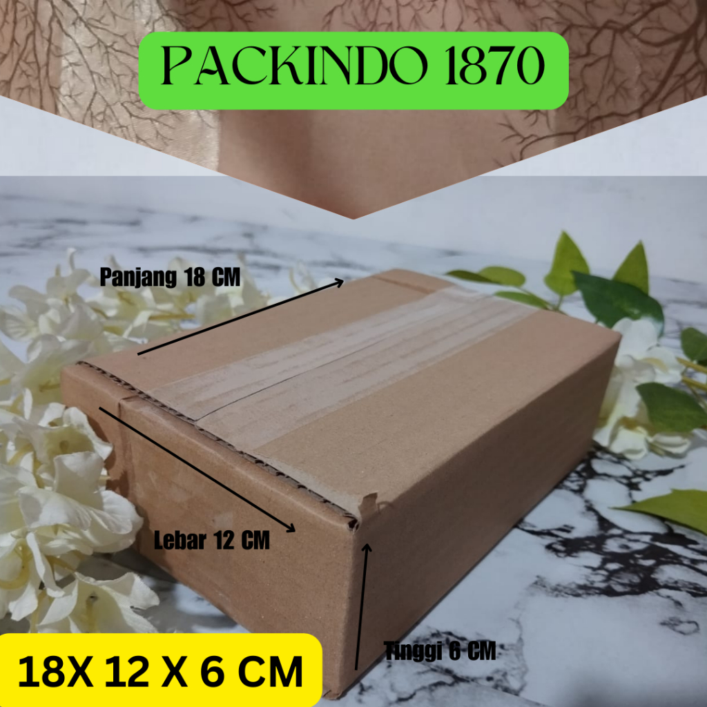

Kardus Packing Mini Box Karton Ukuran 18 X 12 X 6 CM