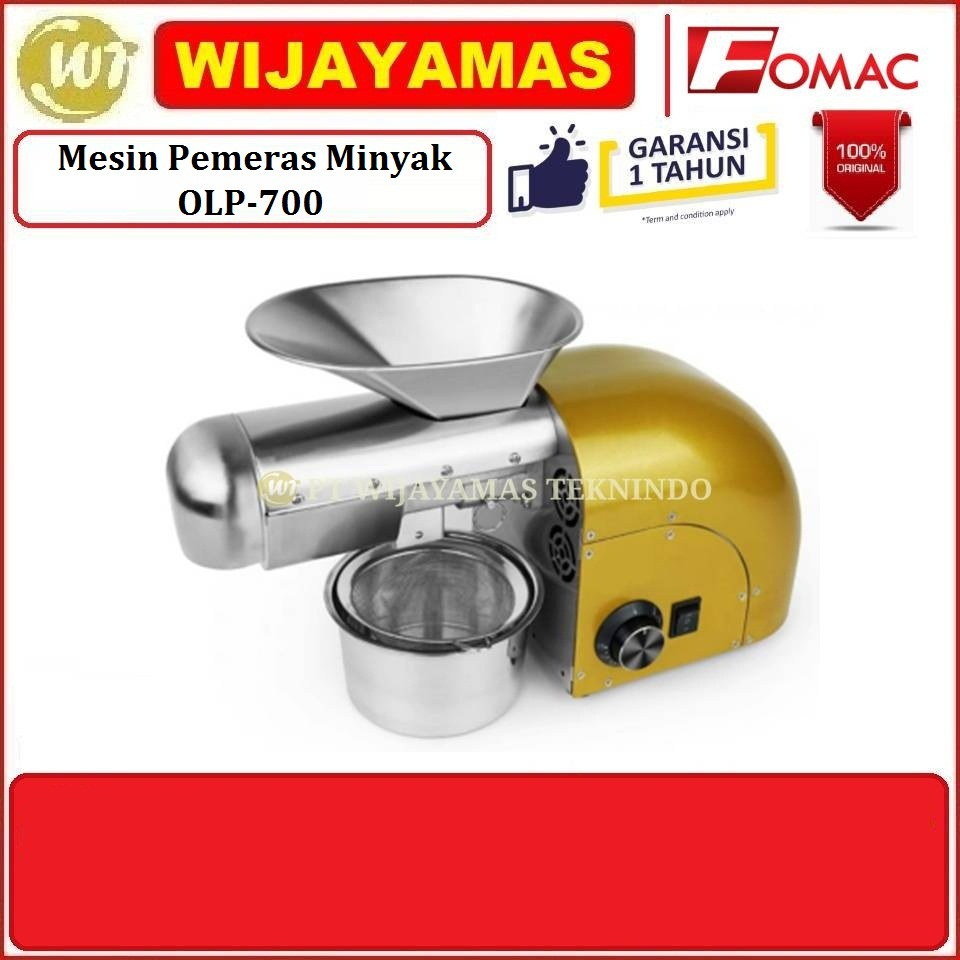 Mesin Pemeras Minyak OLP-700B Oil Press Machine FOMAC