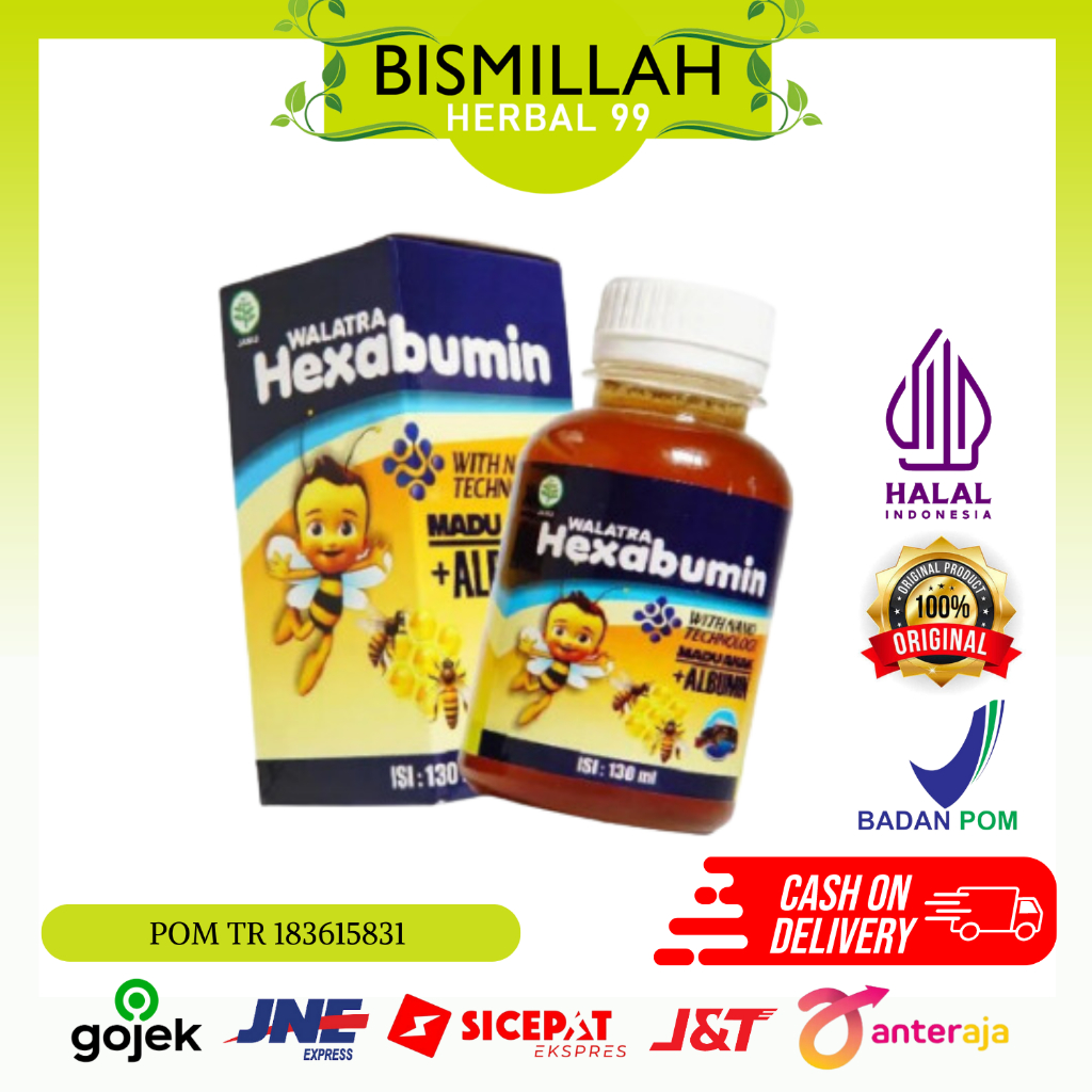 WALATRA HEXABUMIN ORIGINAL/MADU HEXABUMIN/MADU NAFSU MAKAN ANAK