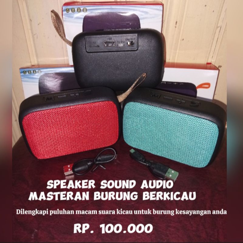 MASTERAN BURUNG (BIRD MASTER) / Speaker sound audio untuk masteran burung berkicau
