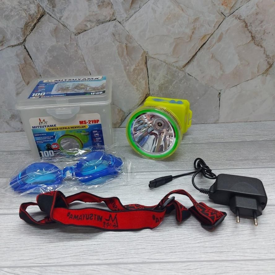 Senter Kepala Selam Diving 100 Watt Mitsuyama MS-219P