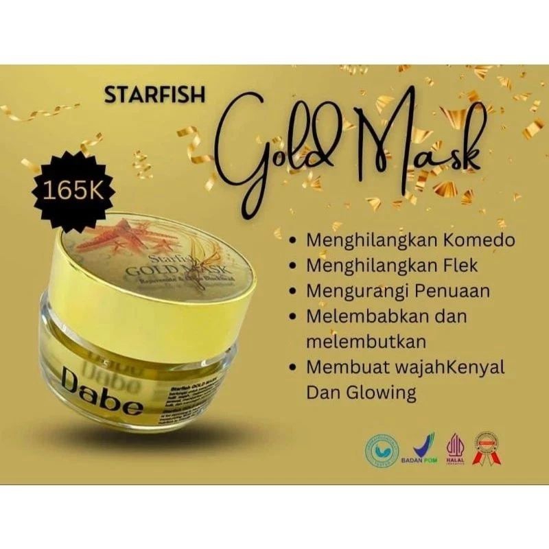 Ready Siap Kirim Paket Mask Bintang Laut DNA Salmon Dabe Beauty