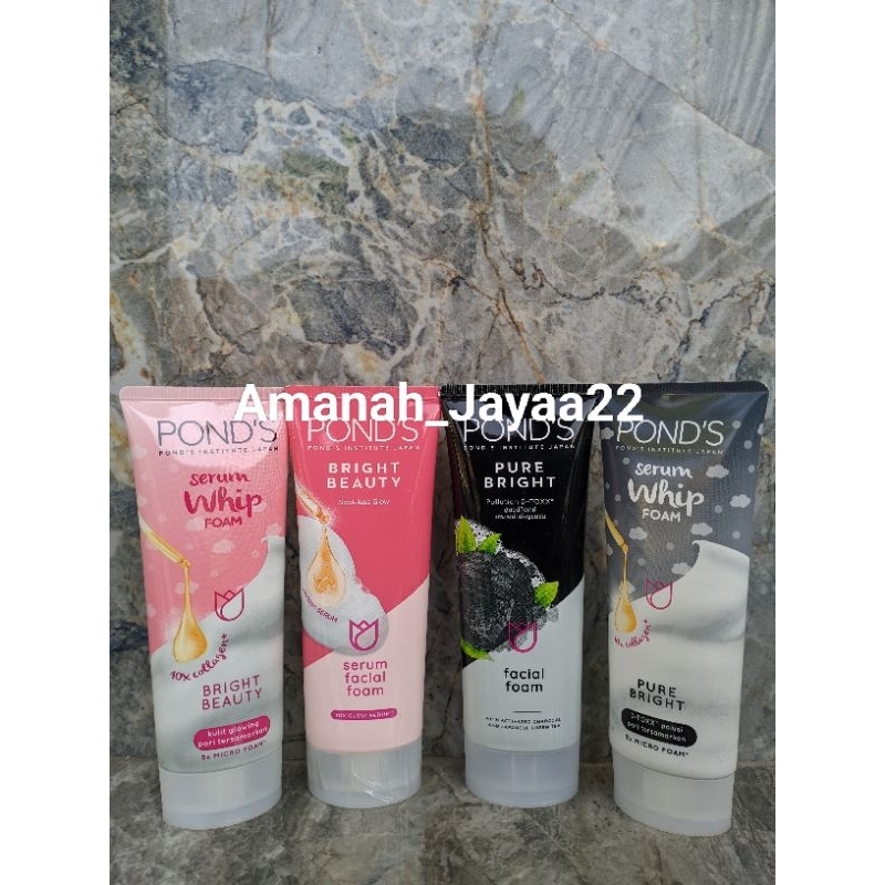 Ponds Bright Beauty & Pure Bright Facial Foam 100g