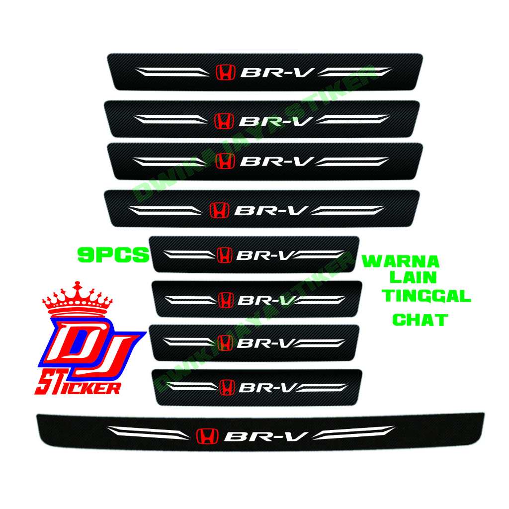 stiker karbon mobil brv sticker karbon 3d terbaru