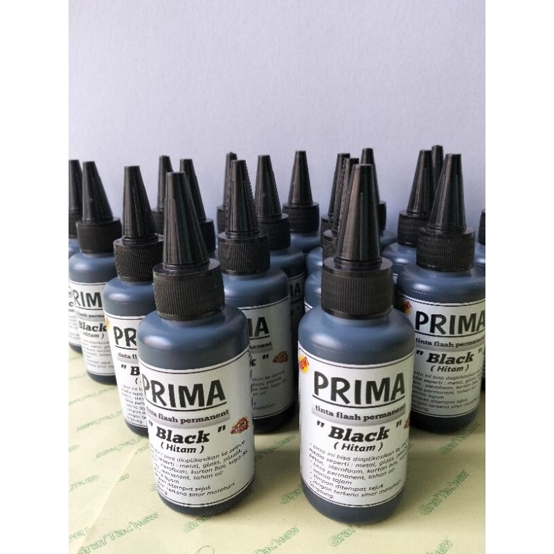 

TINTA STEMPEL FLASH PERMANEN MEDIA PLASTIK DLL kemasan 100 ML